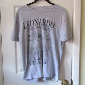 Leonardo da Vinci T-Shirt MEDIUM Vitruvian Man